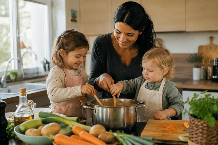 Gemeinsam kochen – wenn Kinder mithelfen dürfen