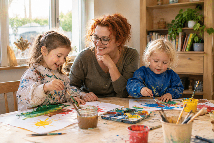 Malen, formen, kleben – wenn Kinder einfach machen dürfen