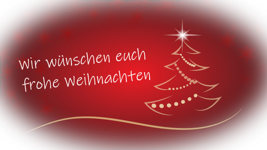 Frohe Weihnachten